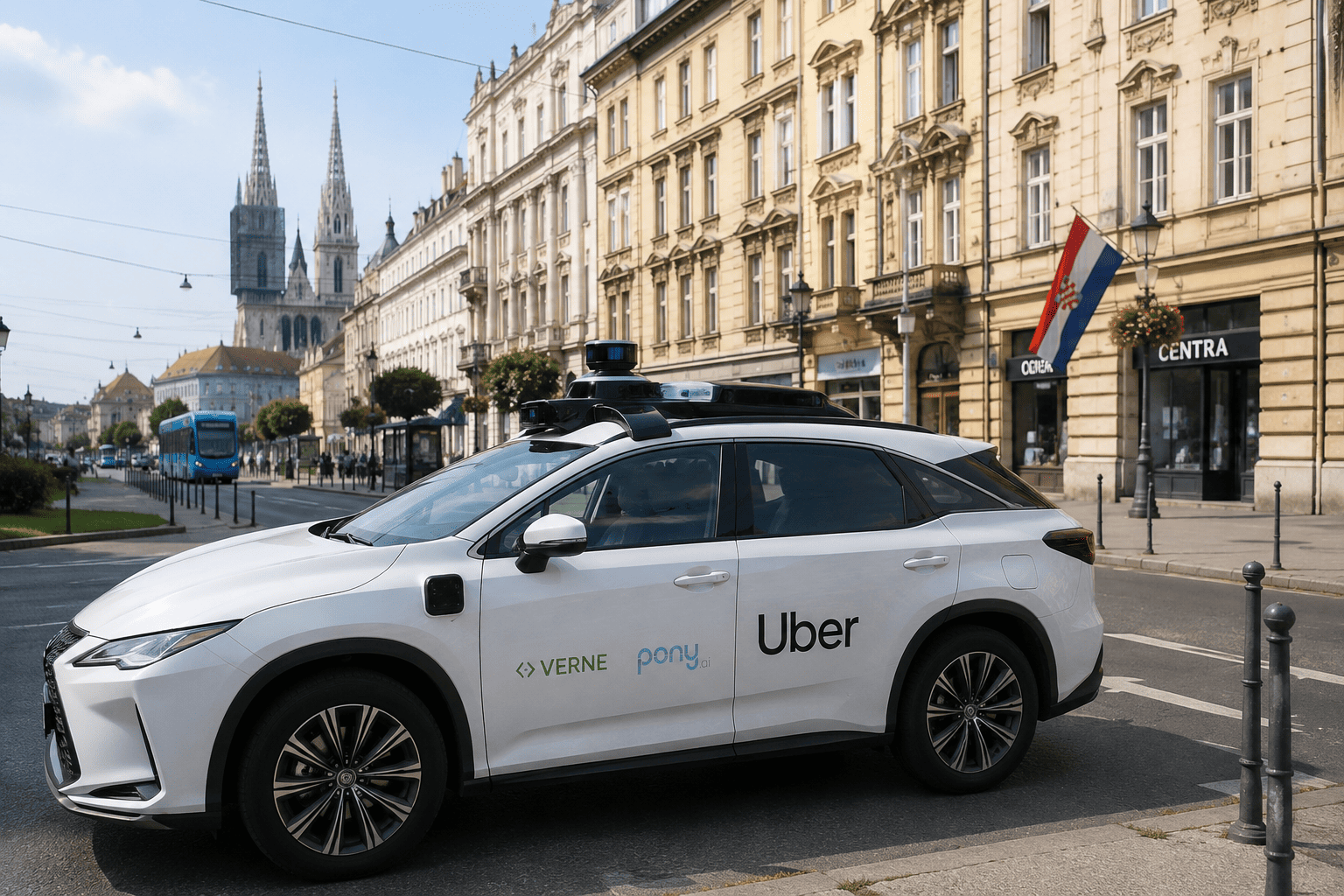 Croatie : Uber lance ses premiers trajets en voiture autonome à Zagreb
